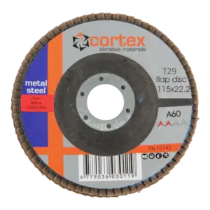 Flap disc CORTEX Standard T29, 115mm (conical)