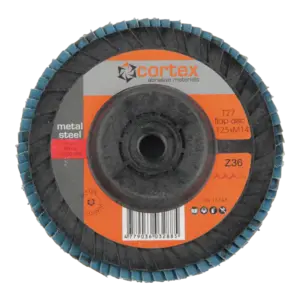 Flap disc CORTEX Premium T27, 125 x M14 (flat)